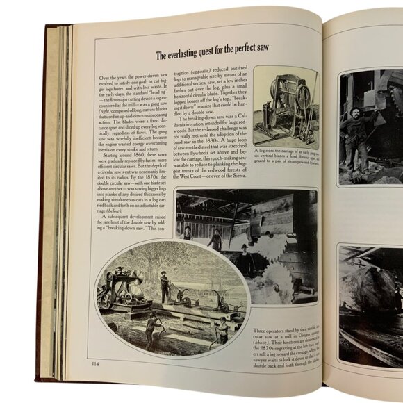 The Loggers Time Life Books Old West Series Illustrated Vintage 1976 Hardcover - Picture 9 of 13